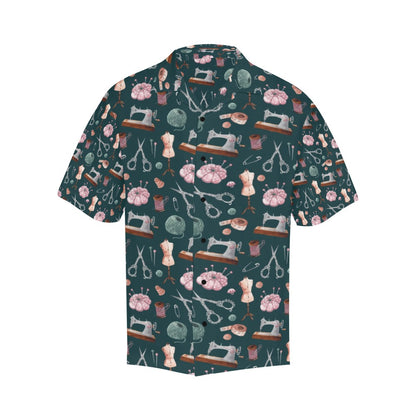 Sewing Equipment Print Design LKS307 Men's Hawaiian Shirt