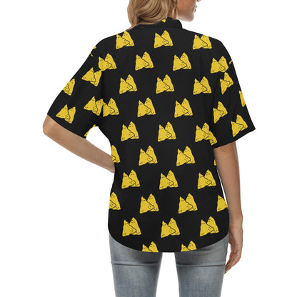 Nachos Pattern Print Design A02 Women's Hawaiian Shirt