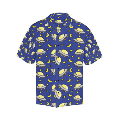 UFO Print Design LKS309 Men's Hawaiian Shirt