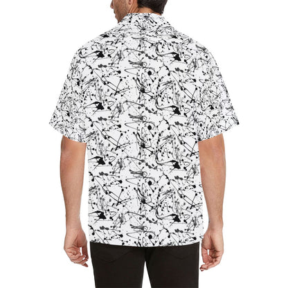 Splatter Print Design LKS305 Men's Hawaiian Shirt