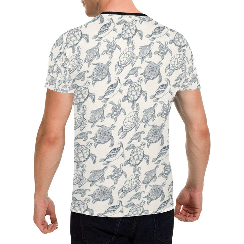 Sea Turtle Print Design LKS304 Men's All Over Print T-shirt