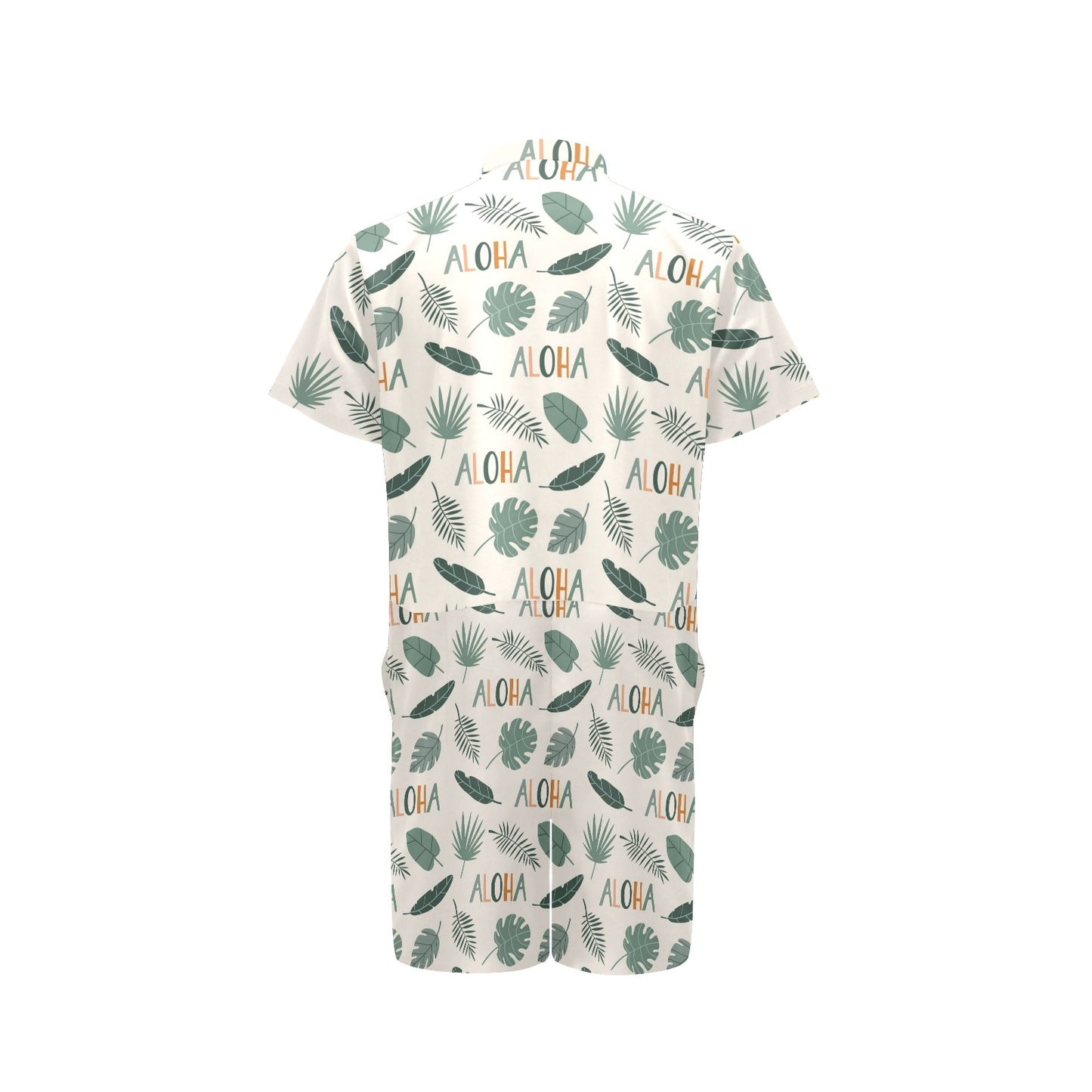 Aloha Hawaii Pattern Print Design 05 Men's Romper