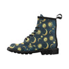 Gold Sun Moon Face Women's Boots