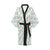 Bluebird Pattern Print Design 03 Women's Short Kimono