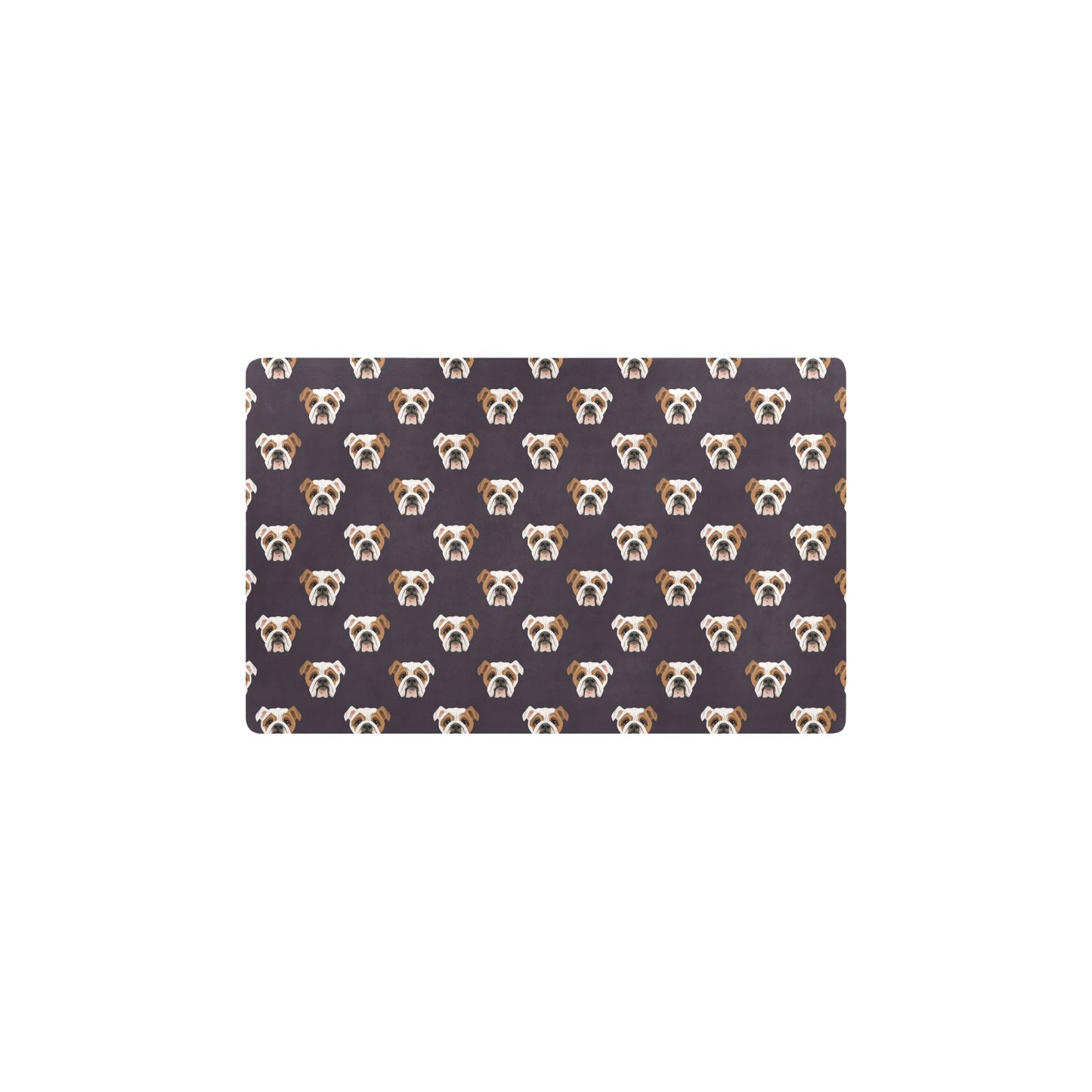 Bulldogs Pattern Print Design 03 Kitchen Mat