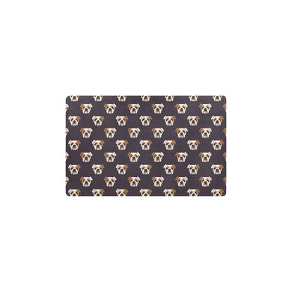 Bulldogs Pattern Print Design 03 Kitchen Mat