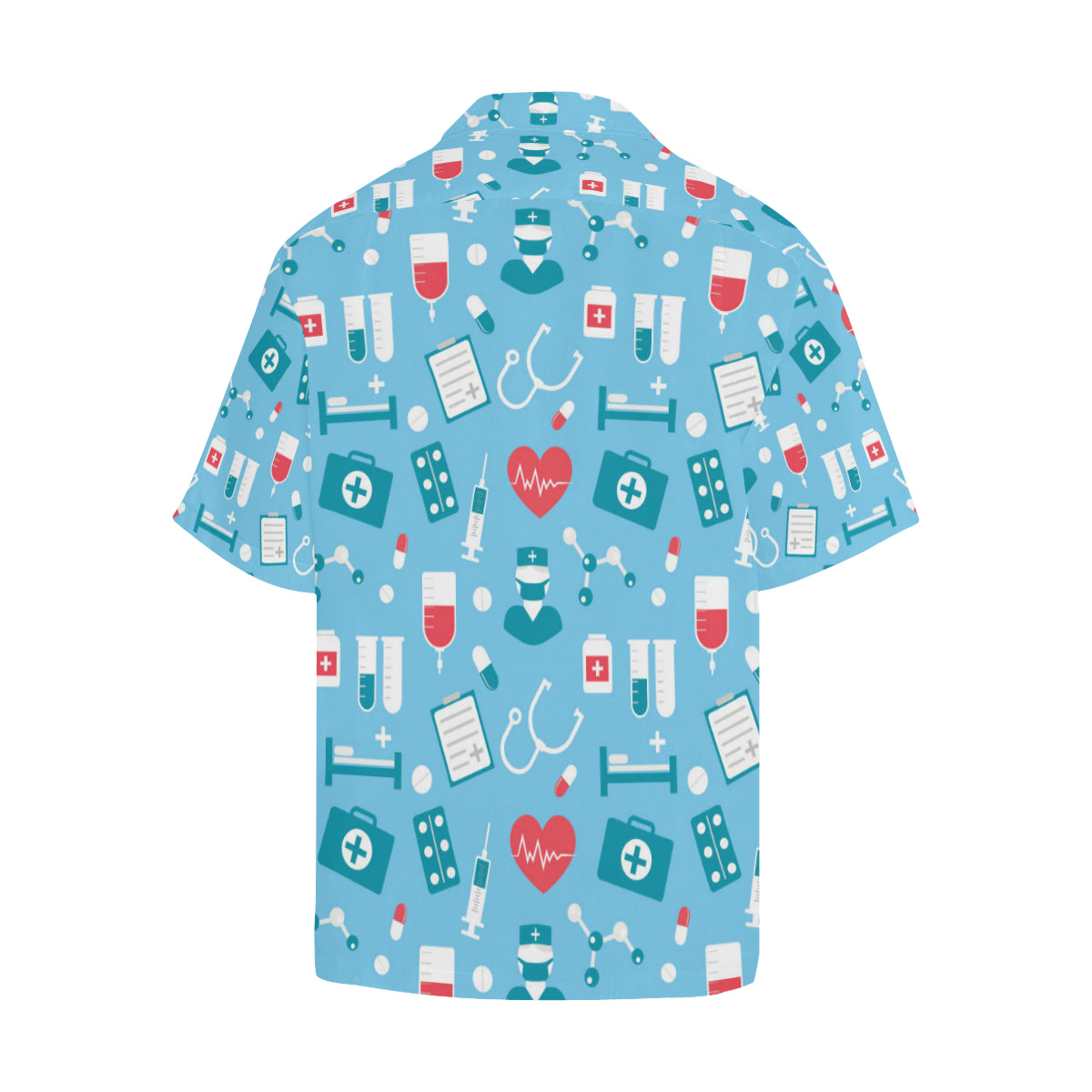 Nurse Pattern Print Design A03 Men's Hawaiian Shirt