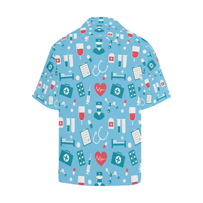 Nurse Pattern Print Design A03 Men's Hawaiian Shirt