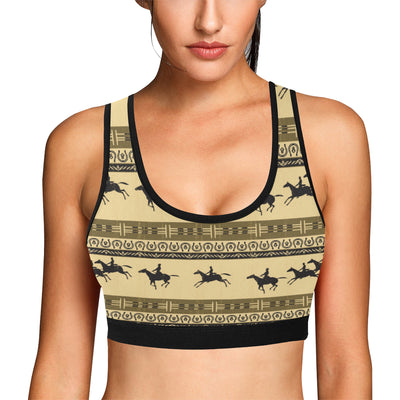 Horse Pattern Prnt Sports Bra