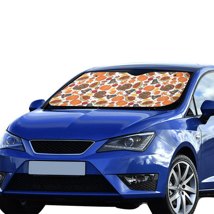 Thanksgiving Print Design LKS304 Car front Windshield Sun Shade