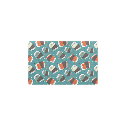 Accordion Pattern Print Design 02 Kitchen Mat