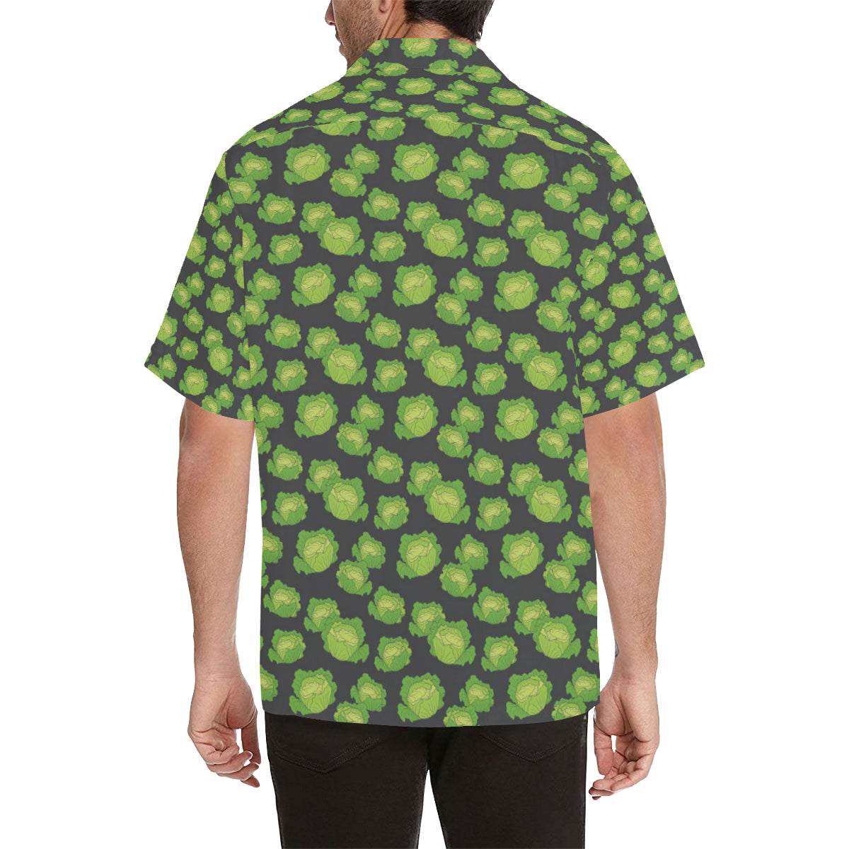 Cabbage Pattern Print Design 01 Men's Hawaiian Shirt