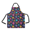 Angelfish Colorful Pattern Print Design 03 Apron with Pocket