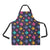 Angelfish Colorful Pattern Print Design 03 Apron with Pocket