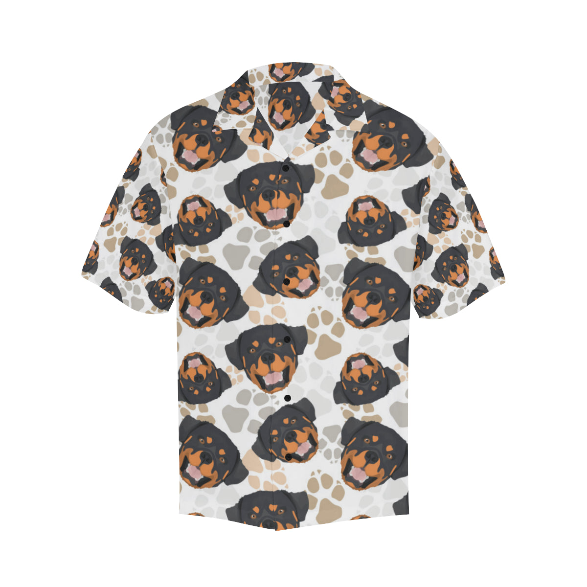 Rottweiler Pattern Print Design A03 Men's Hawaiian Shirt