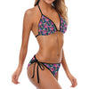 Dahlia Pattern Print Design DH01 Bikini