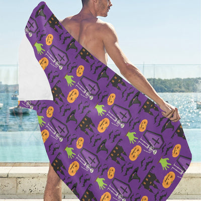 Halloween Print Design LKS403 Beach Towel 32" x 71"