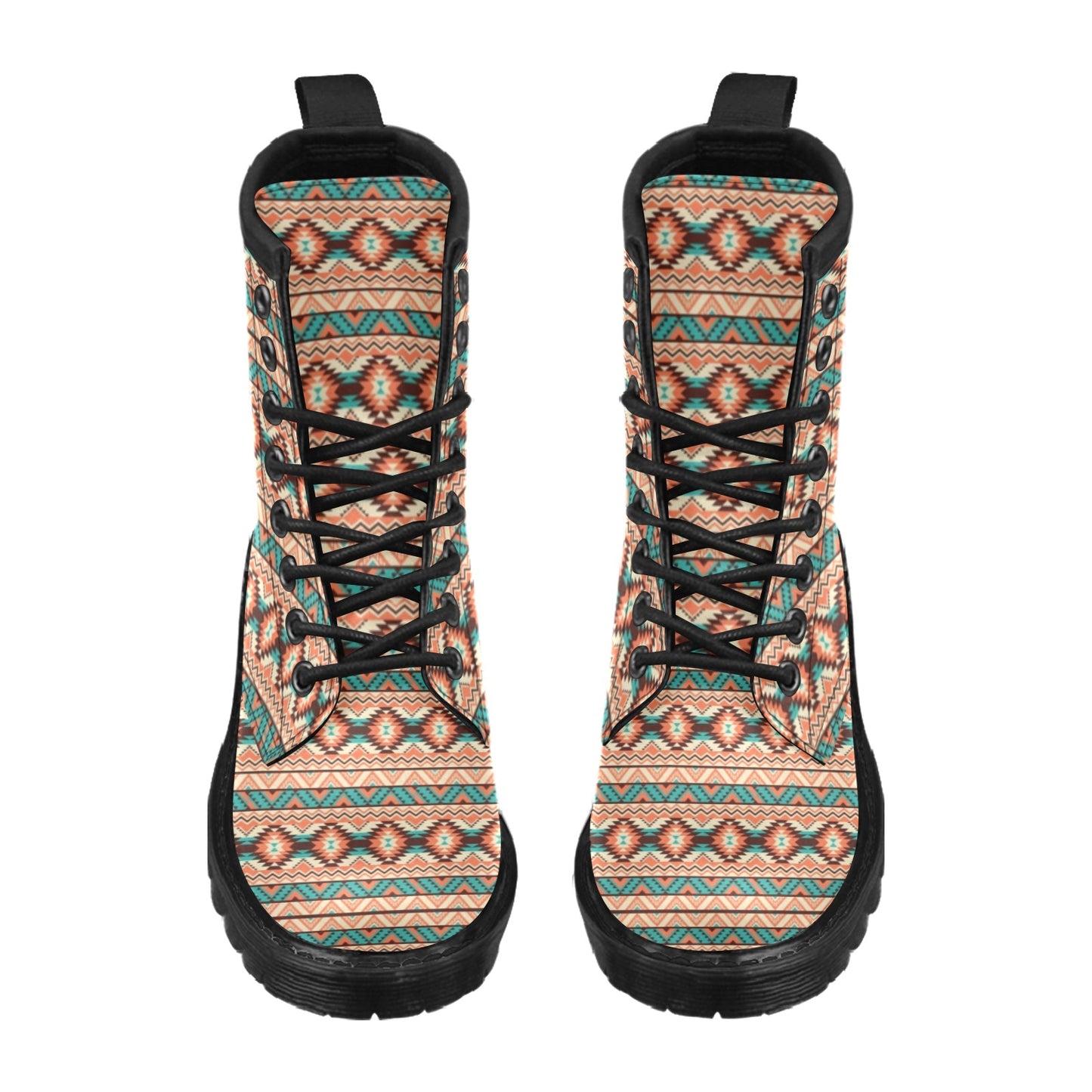 Navajo Western Style Print Pattern Women's Boots