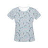 Sakura Bird Print Design LKS304 Women's  T-shirt