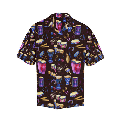 Percussion Neon Pattern Print Design 04 Men's Hawaiian Shirt