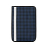 Navy Blue Tartan Plaid Pattern Car Seat Belt Cover