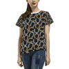 Horseshoe Print Design LKS305 Women's  T-shirt