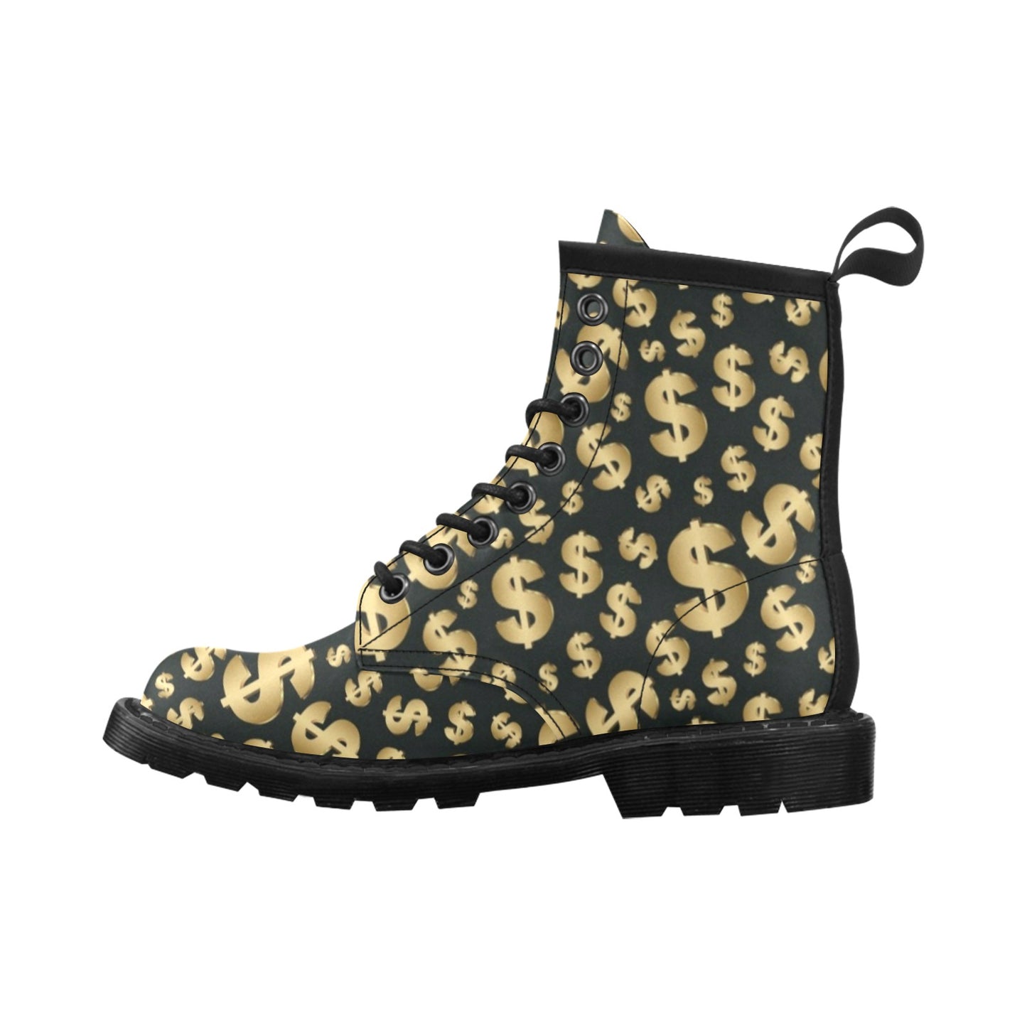 Dollar Pattern Print Design DO04 Women's Boots