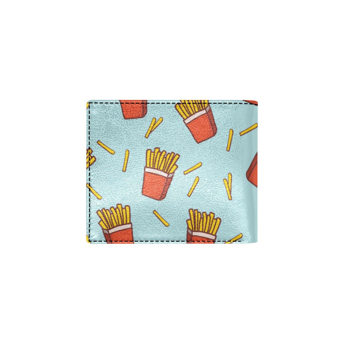 French Fried Pattern Print Design 02 Men's ID Card Wallet