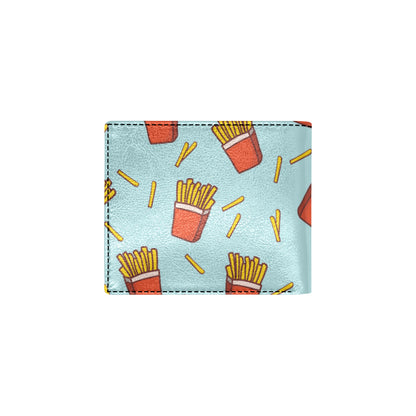 French Fried Pattern Print Design 02 Men's ID Card Wallet
