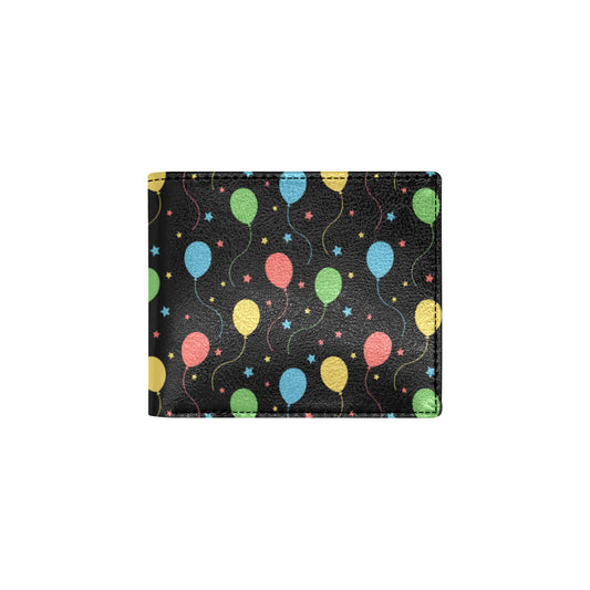 Ballon Colorful Pattern Print Design 04 Men's ID Card Wallet
