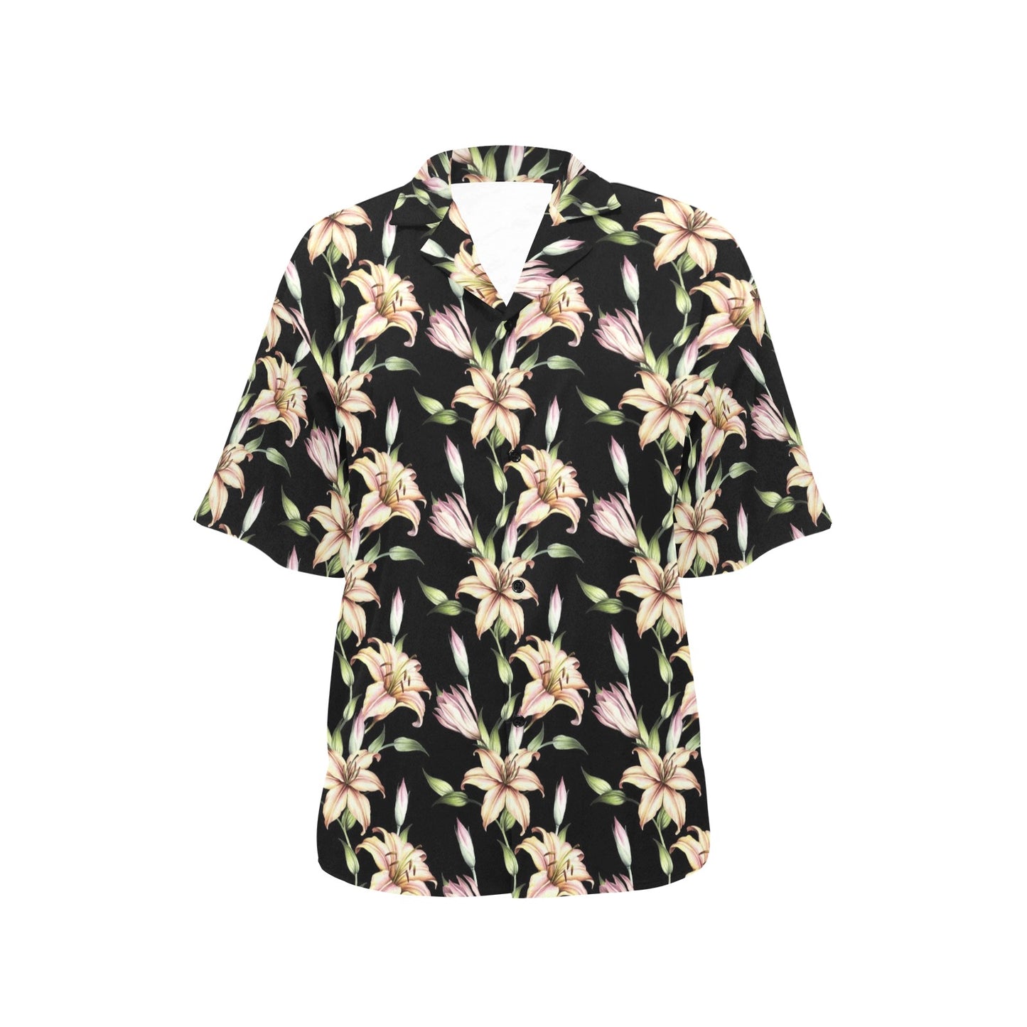 Lily Pattern Print Design LY05 Women's Hawaiian Shirt