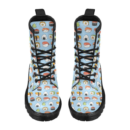 Sushi Print Design LKS303 Women's Boots