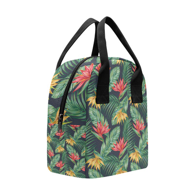 Bird Of Paradise Pattern Print Design BOP09 Insulated Lunch Bag