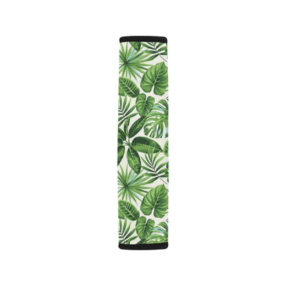 Tropical Flower Pattern Print Design TF013 Car Seat Belt Cover