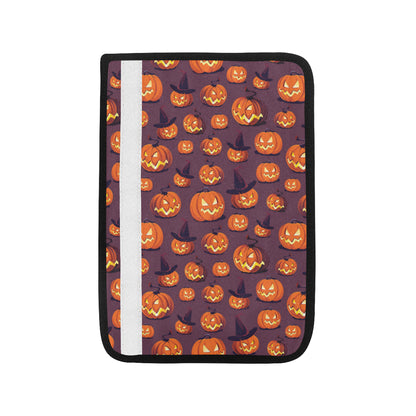 Halloween Pumpkin Pattern Print Design 03 Car Seat Belt Cover