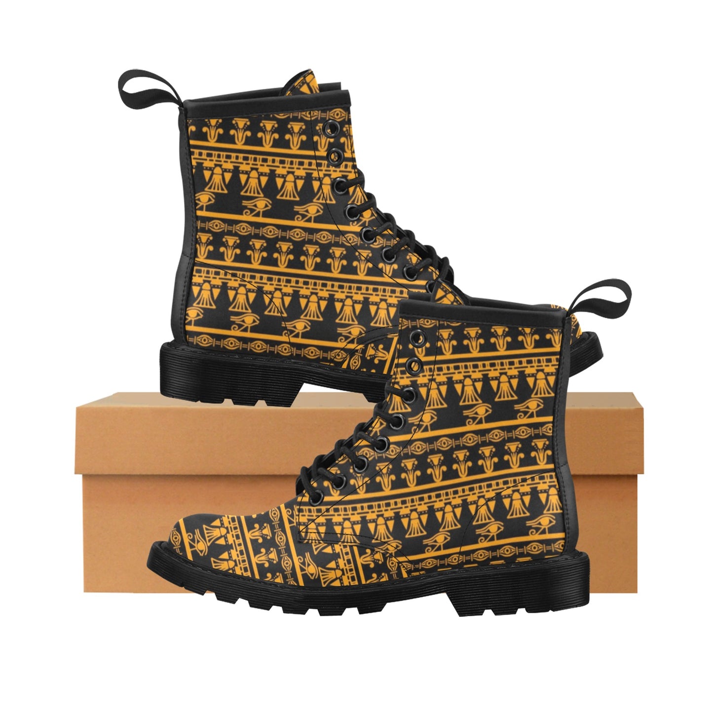 Eye of Horus Tribal Egypt Pattern Women's Boots