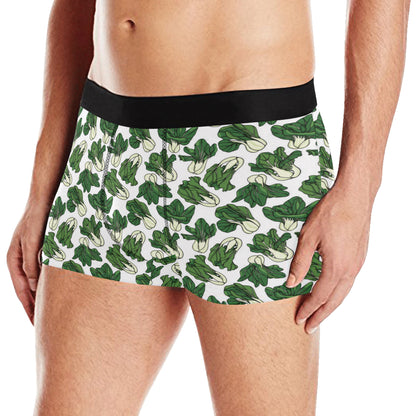 Bok Choy Pattern Print Design 02 Men's Boxer Briefs