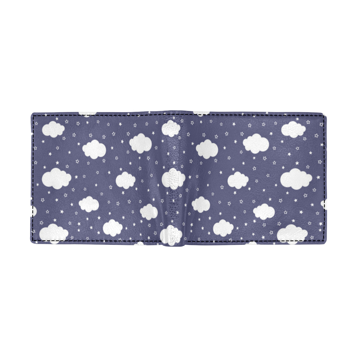 Cloud  Pattern Print Design 03 Men's ID Card Wallet