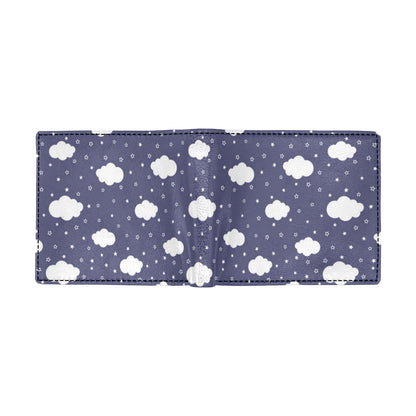 Cloud  Pattern Print Design 03 Men's ID Card Wallet