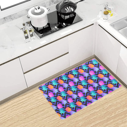 Pineapple Color Art Pattern Kitchen Mat