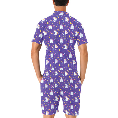 Unicorn Casttle Men's Romper