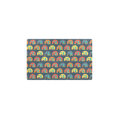 Camper Pattern Print Design 02 Kitchen Mat