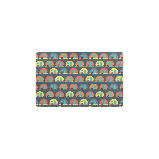 Camper Pattern Print Design 02 Kitchen Mat