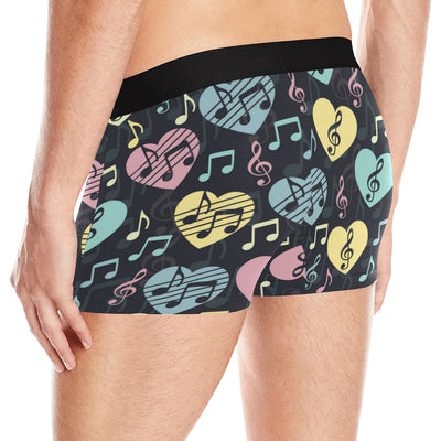 Music note Pattern Print Design A03 Men's Boxer Briefs