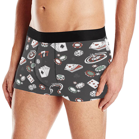 Casino Pattern Print Design 02 Men's Boxer Briefs
