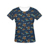 Sea Turtle Print Design LKS3011 Women's  T-shirt