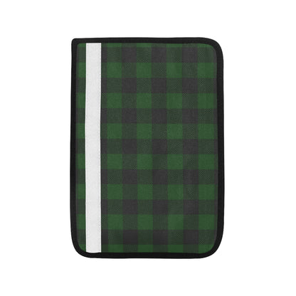 Buffalo check Green Pattern Print Design 02 Car Seat Belt Cover
