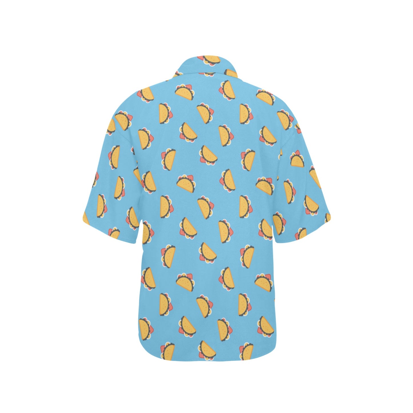 Taco Print Design LKS301 Women's Hawaiian Shirt
