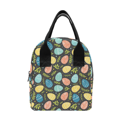Easter Eggs Pattern Print Design RB01 Insulated Lunch Bag