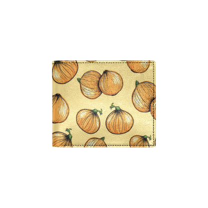 Onion Pattern Print Design A04 Men's ID Card Wallet